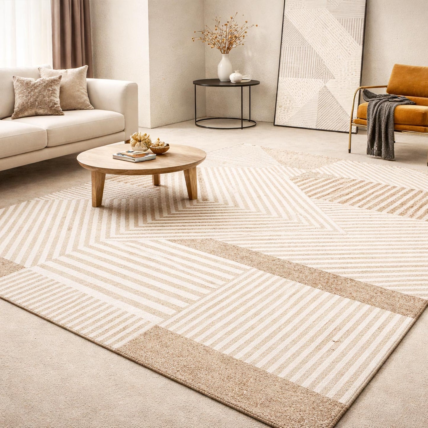 Tapis de Salon Apaisa Imperméable