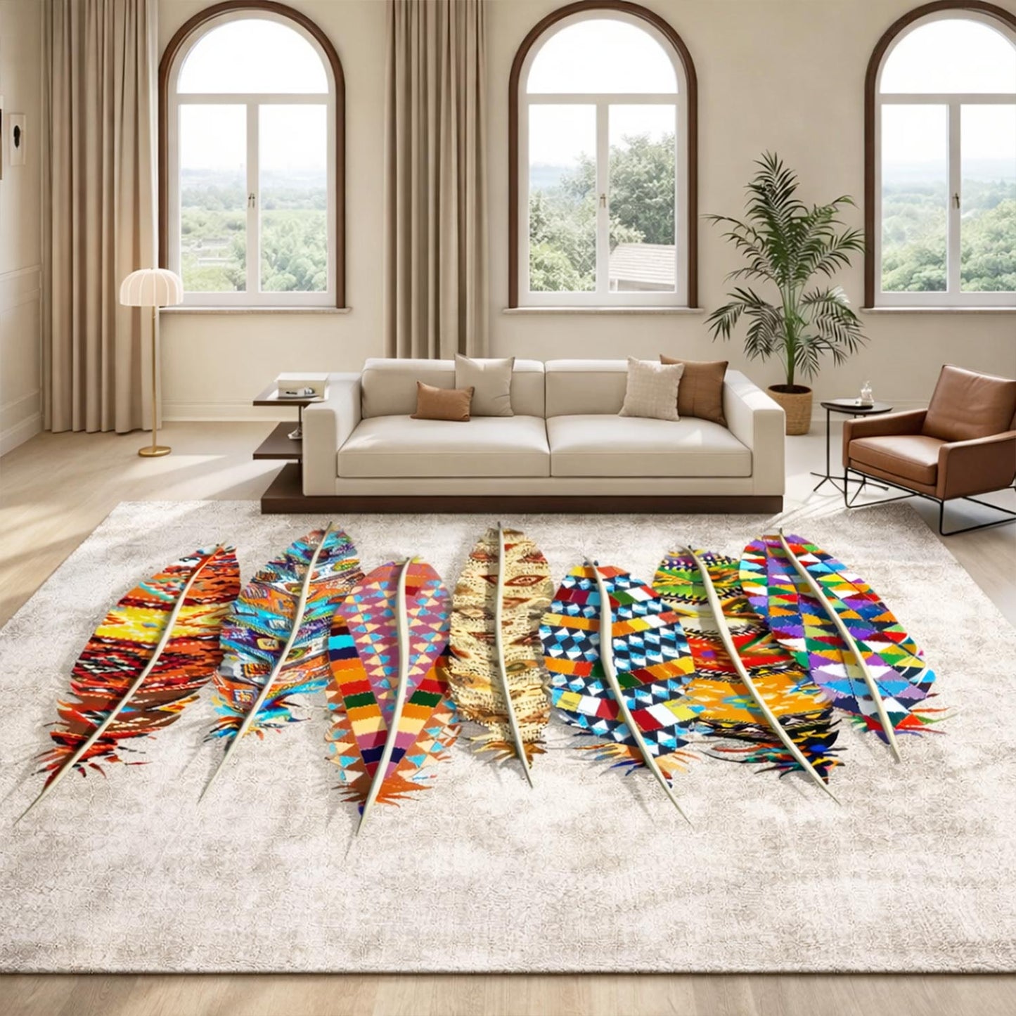 Tapis de Salon Cheyenne Imperméable