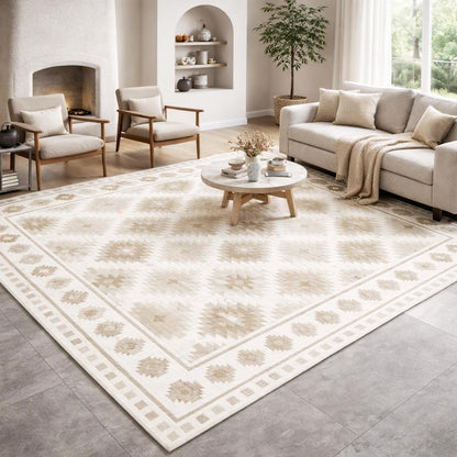 Tapis de Salon Losange Imperméable