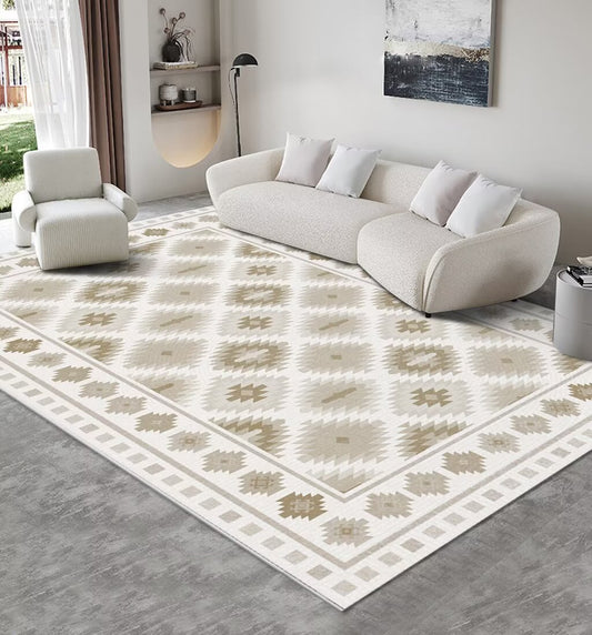 Tapis de Salon Losange Imperméable
