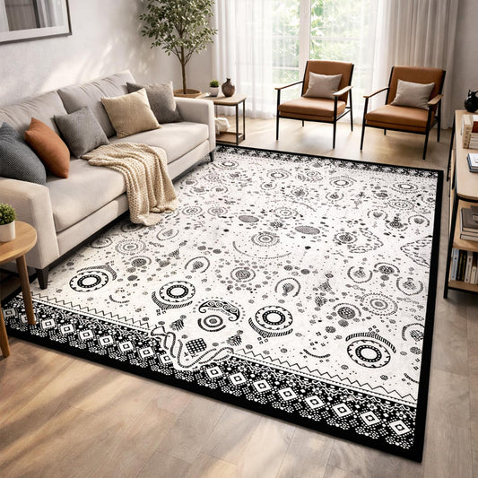 Tapis de Salon Mauresque Imperméable