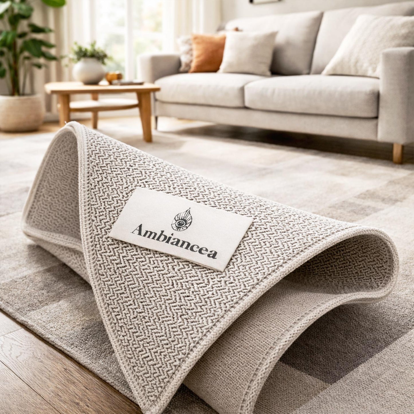 Tapis de Salon Quadrille Imperméable