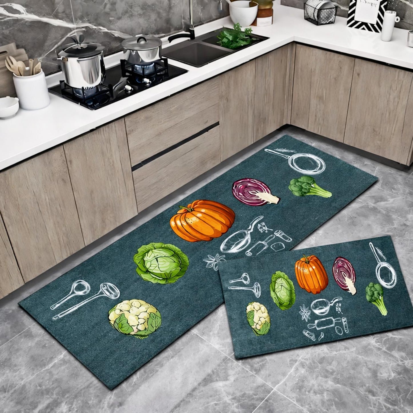 Tapis de Cuisine Broca Antidérapant