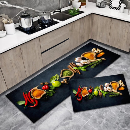 Tapis de Cuisine Pimento Antidérapant