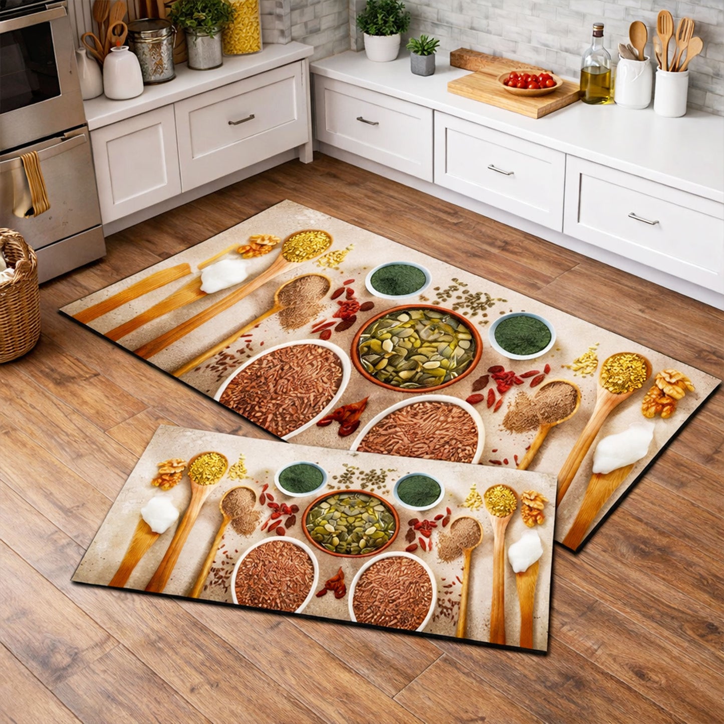 Tapis de Cuisine Sesame Antidérapant
