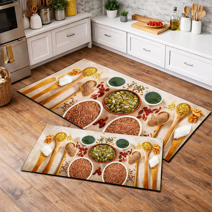 Tapis de Cuisine Sesame Antidérapant