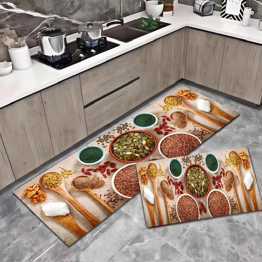 Tapis de Cuisine Sesame Imperméable