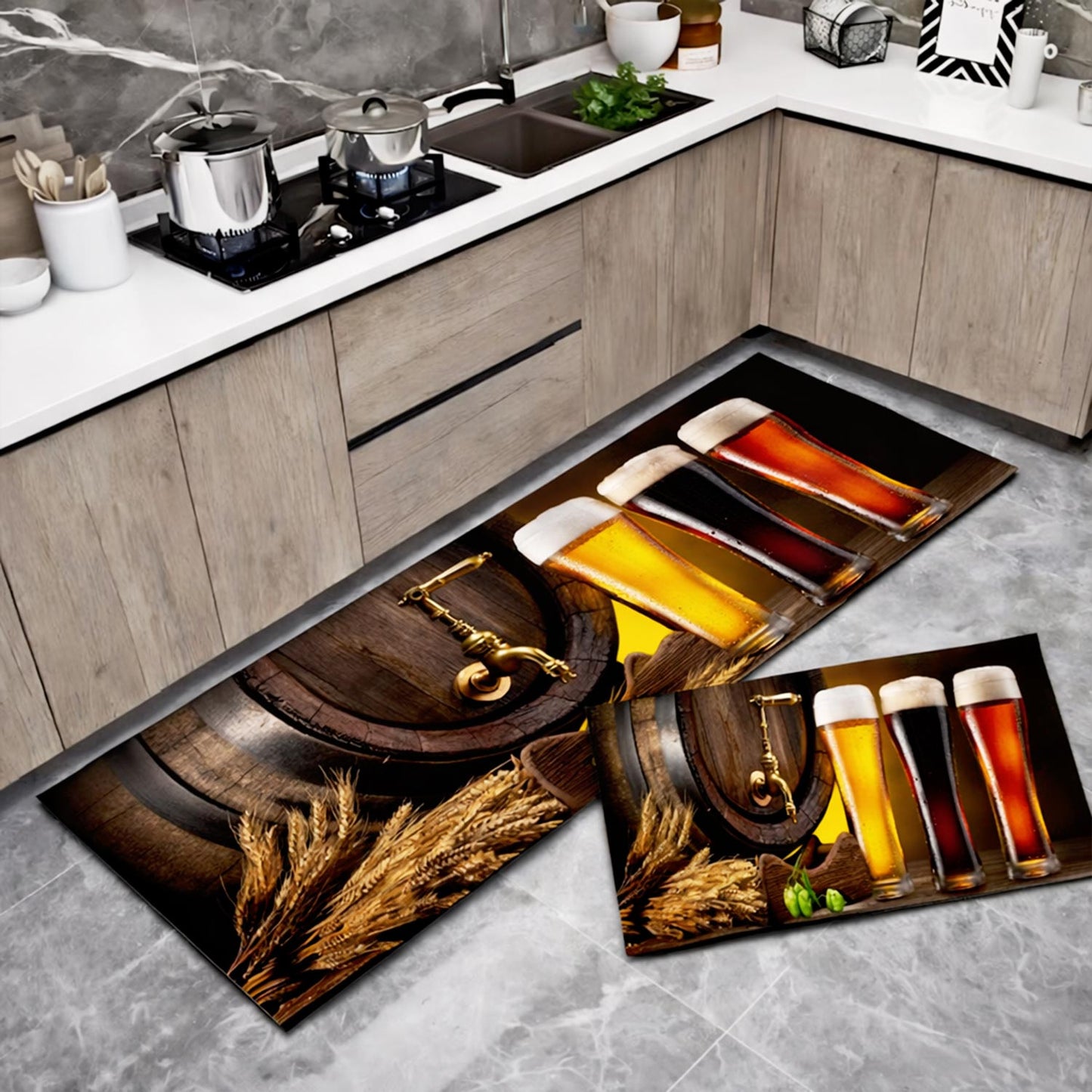 Tapis de Cuisine Trio Antidérapant