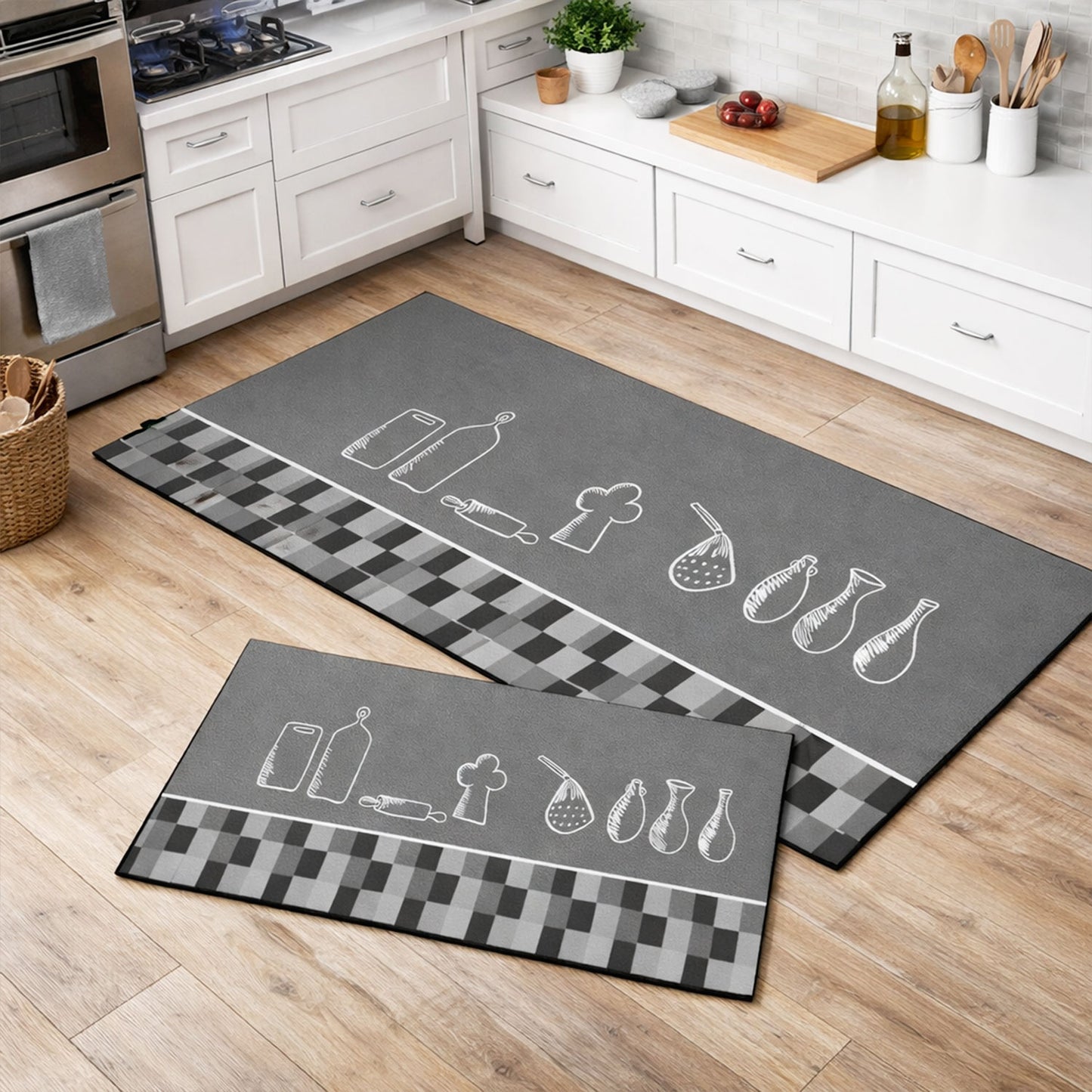 Tapis de Cuisine Ustensa Antidérapant