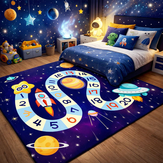 Tapis pour Enfant Astronaute Imperméable