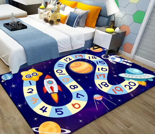 Tapis pour Enfant Astronaute Imperméable