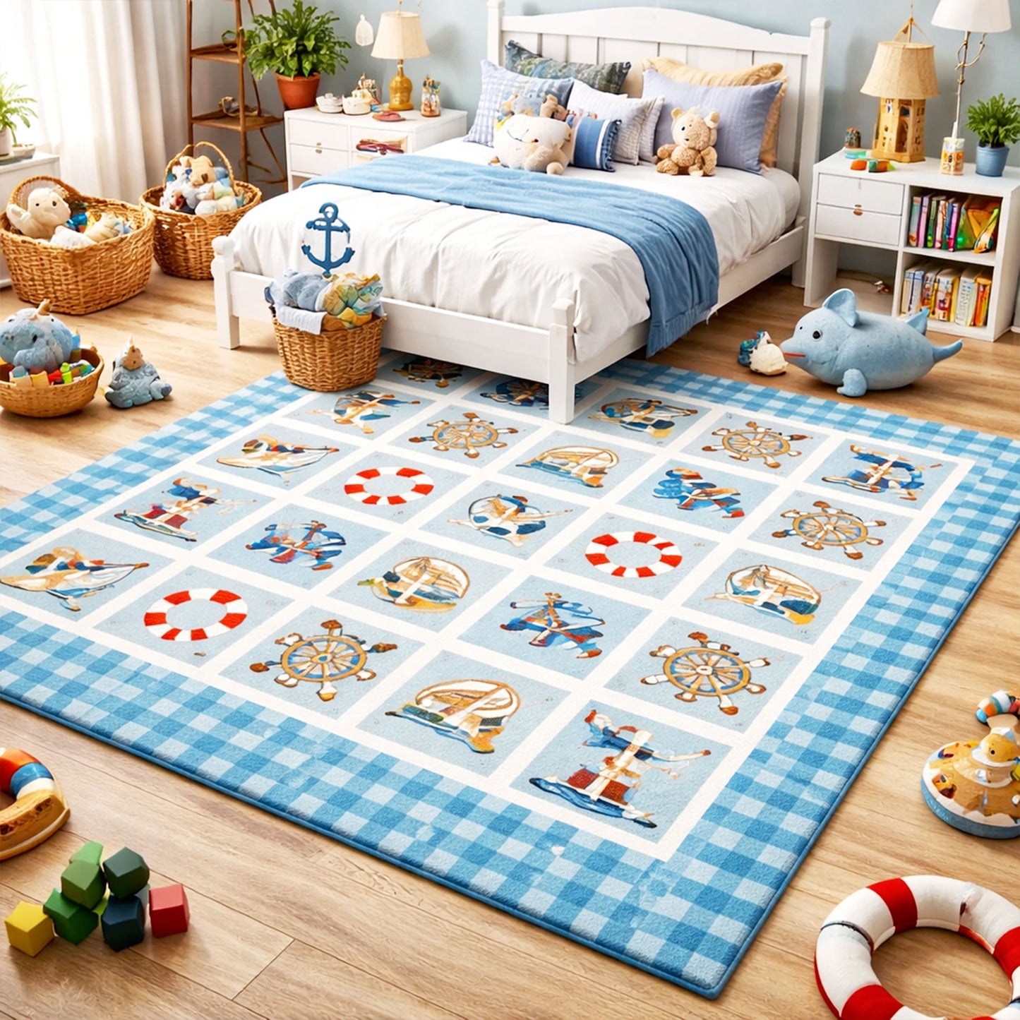 Tapis pour Enfant Capitaine Cook Imperméable