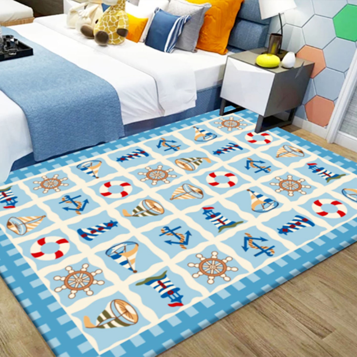 Tapis pour Enfant Capitaine Cook Imperméable