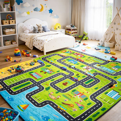 Tapis pour Enfant Circuit Imperméable