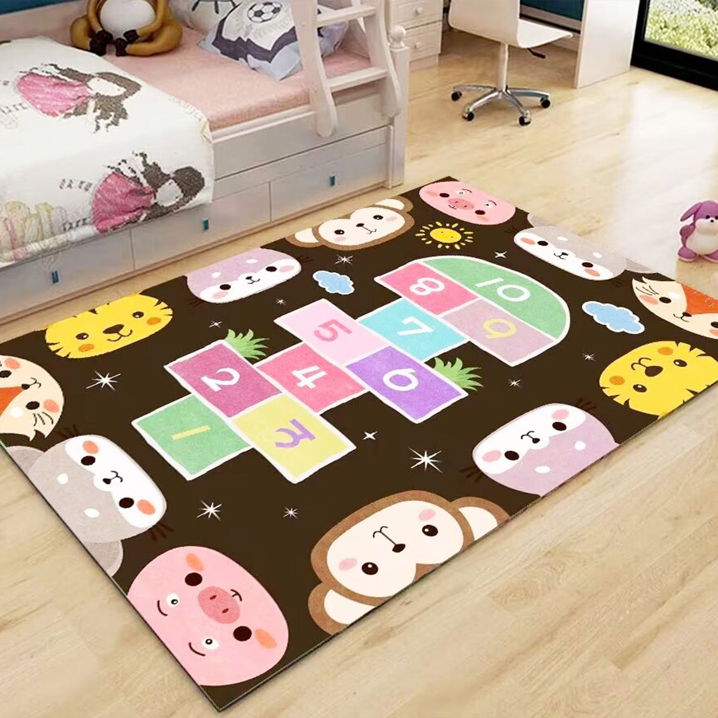 Tapis pour Enfant Marelle Choco Imperméable